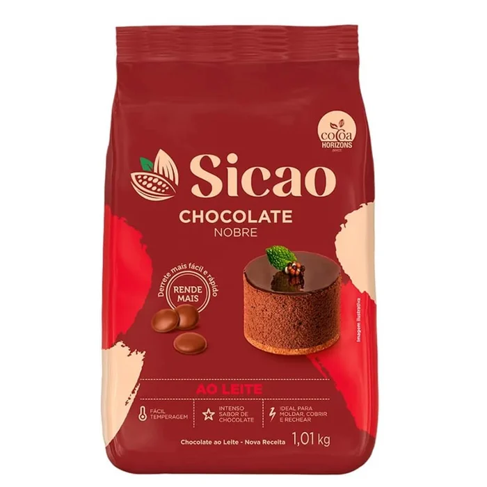 Chocolate Ao Leite Nobre Gotas Sicao