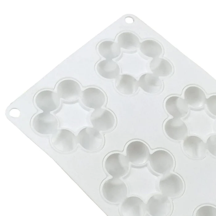 Forma de Mono Porção e Entremet em Silicone Flor 3D (45ml) - Brothers (7)
