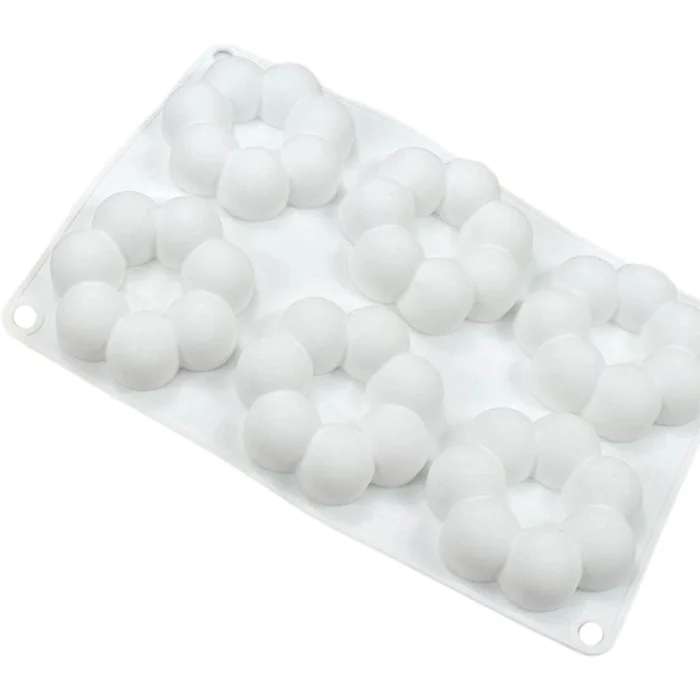 Forma de Mono Porção e Entremet em Silicone Flor 3D (45ml) - Brothers (8)