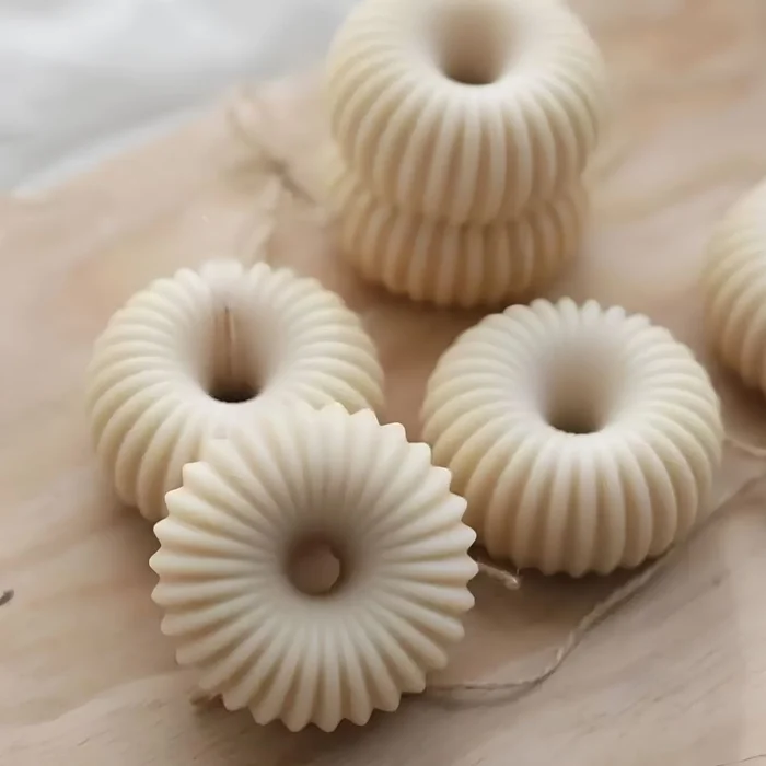 Forma de Mono Porção e Entremet em Silicone Donut Frisada (90ml) - Brothers (11)