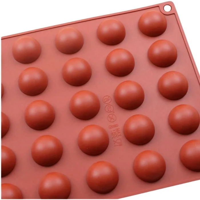 Forma de Mono Porção e Entremet em Silicone Meia Esferas 2,6cm (9ml) - Brothers (12)