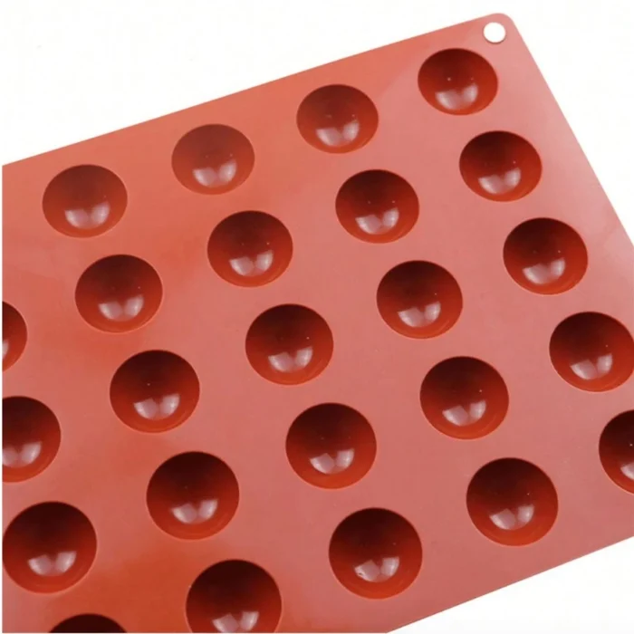 Forma de Mono Porção e Entremet em Silicone Meia Esferas 2,6cm (9ml) - Brothers (13)
