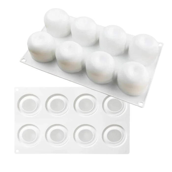 Forma de Mono Porção e Entremet em Silicone Maçã (90ml) - Brothers (6)