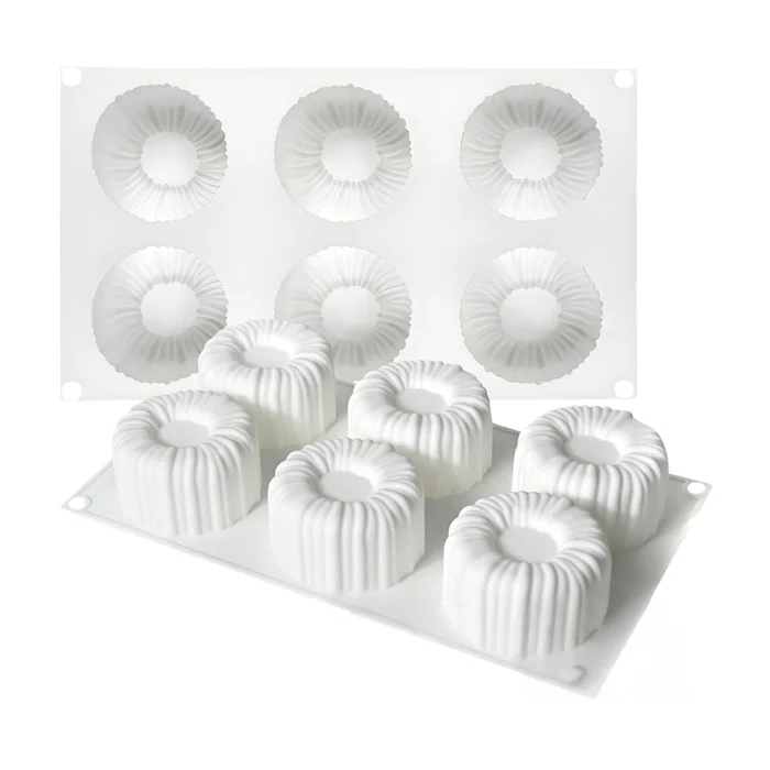 Forma de Mono Porção e Entremet em Silicone Charlote (130ml) - Brothers (3)