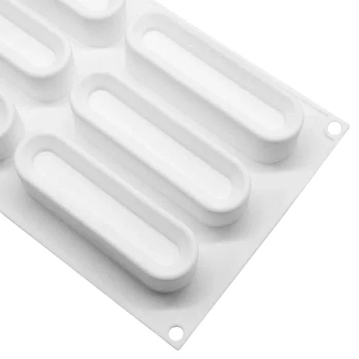 Forma de Mono Porção e Entremet em Silicone Eclair Baixa (90ml) - Brothers (8)