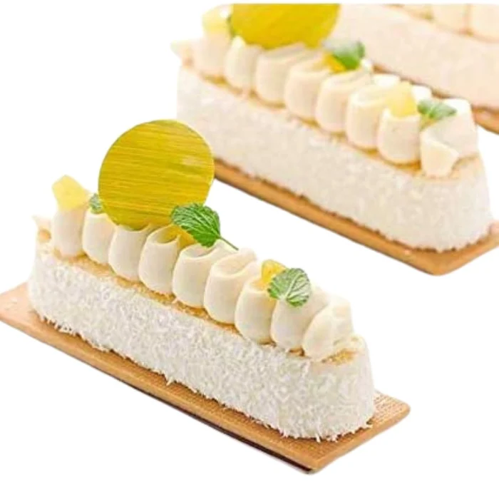 Forma de Mono Porção e Entremet em Silicone Eclair Baixa (90ml) - Brothers (10)
