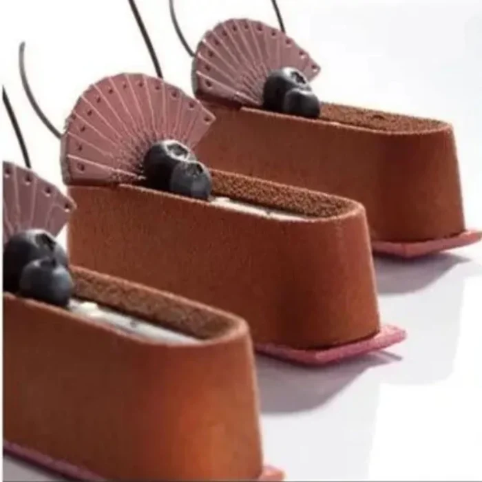 Forma de Mono Porção e Entremet em Silicone Eclair Baixa (90ml) - Brothers (11)