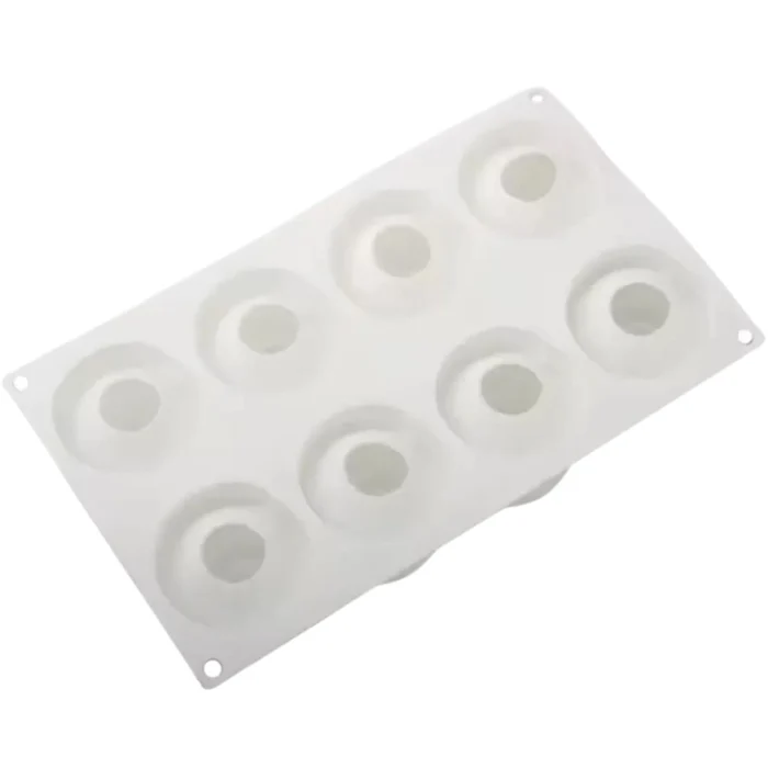 Forma de Mono Porção e Entremet em Silicone Rosas (140ml) - Brothers (5)