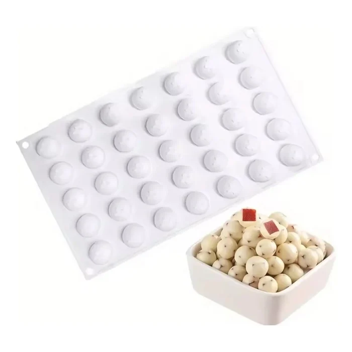 Forma de Mono Porção e Entremet em Silicone Esfera Recheio (4ml) - Brothers (1)