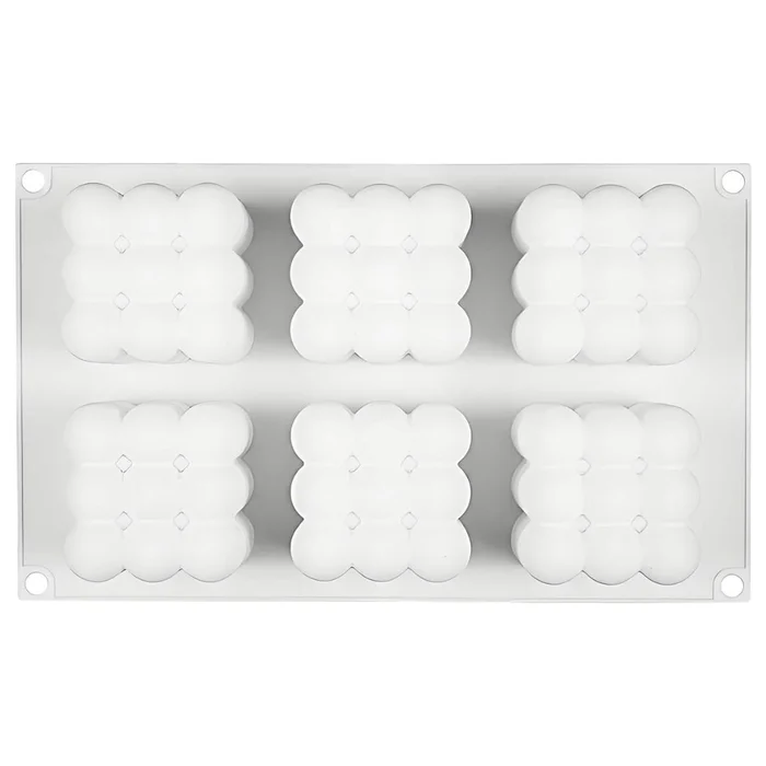Forma de Mono Porção e Entremet em Silicone Bubbles (150ml) - Brothers (4)