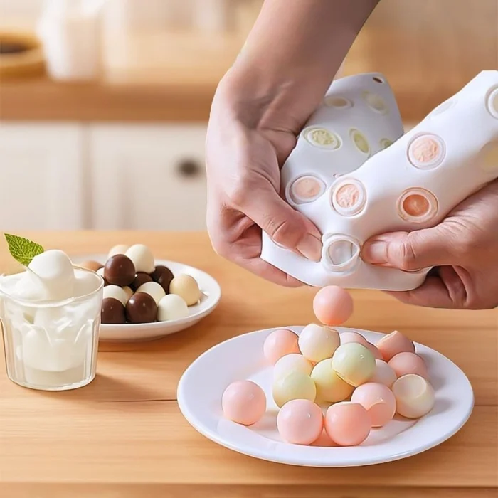 Forma de Mono Porção e Entremet em Silicone Esfera Recheio (4ml) - Brothers (8)