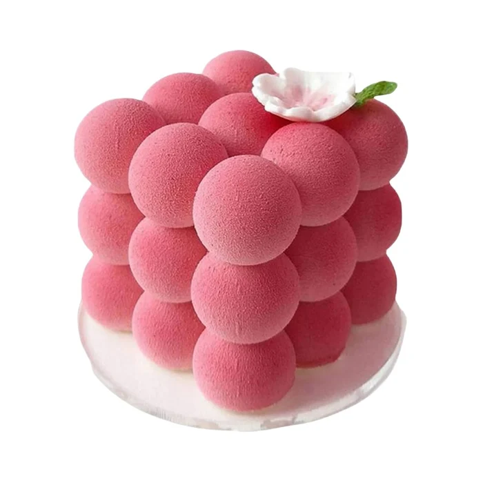 Forma de Mono Porção e Entremet em Silicone Bubbles (150ml) - Brothers (6)