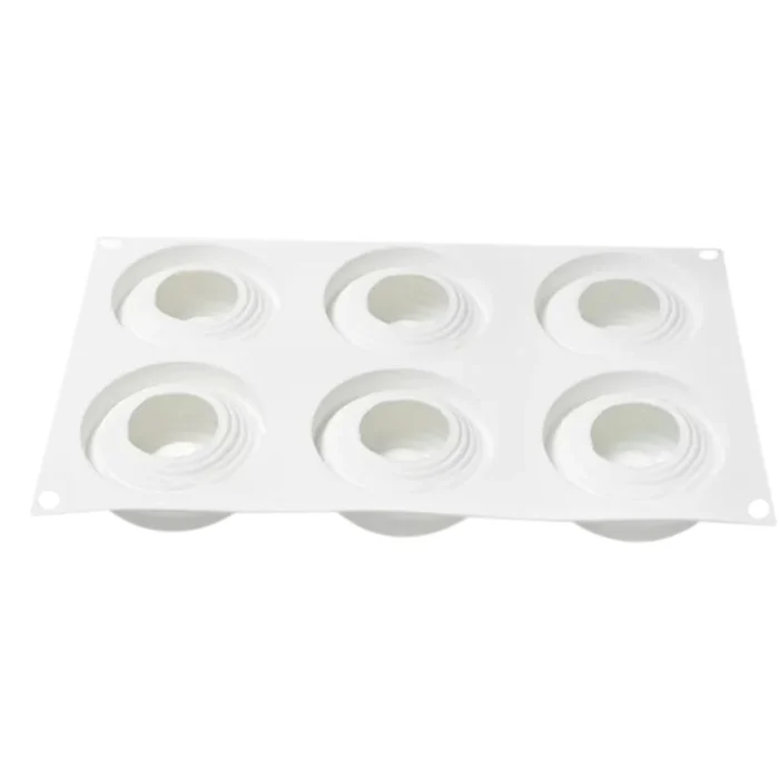 Forma de Mono Porção e Entremet em Silicone Tornado (120ml) - Brothers (6)
