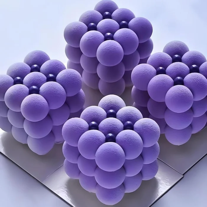 Forma de Mono Porção e Entremet em Silicone Bubbles (150ml) - Brothers (9)