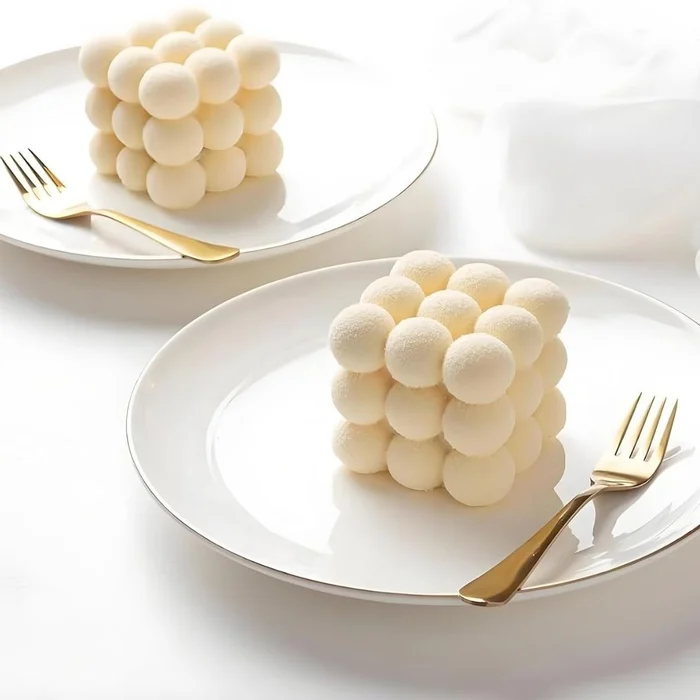 Forma de Mono Porção e Entremet em Silicone Bubbles (150ml) - Brothers (10)