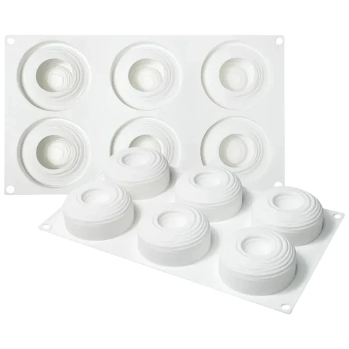 Forma de Mono Porção e Entremet em Silicone Tornado (120ml) - Brothers (7)