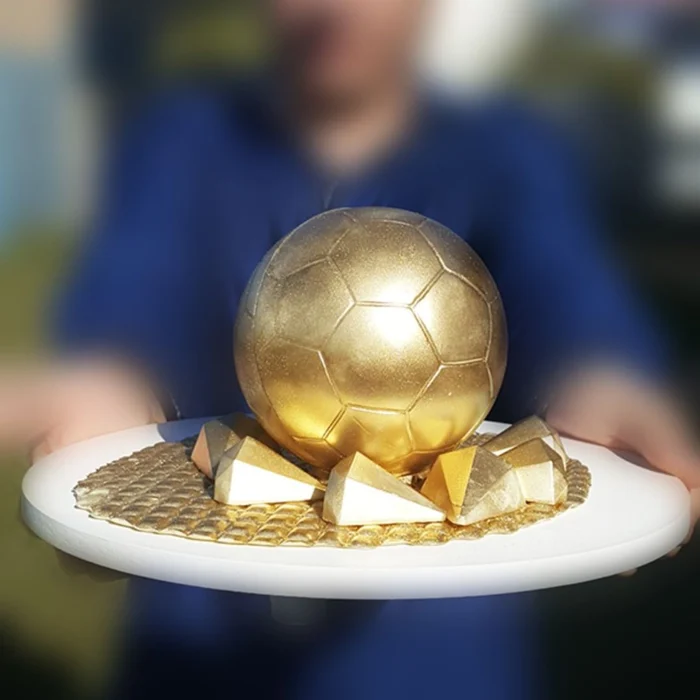 Forma de Chocolate Bola Futebol (300g) Acetato e Silicone - BWB (7)