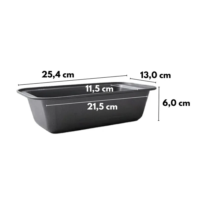 Forma de Pão e Bolo Inglês Antiaderente (21cm) - Doupan (2)