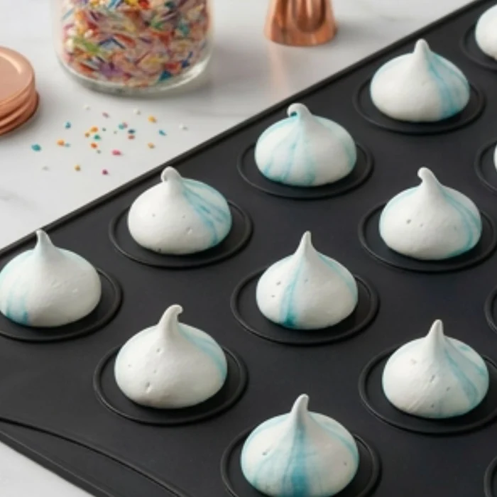 Tapete de Silicone para Macarons:Bem-Casados (6,8cm) - Doupan (3)