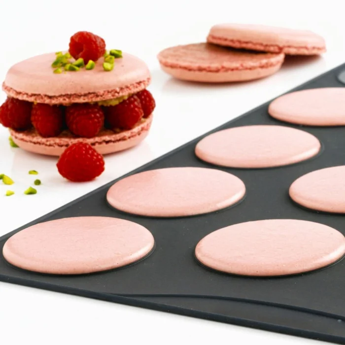 Tapete de Silicone para Macarons:Bem-Casados (6,8cm) - Doupan (9)