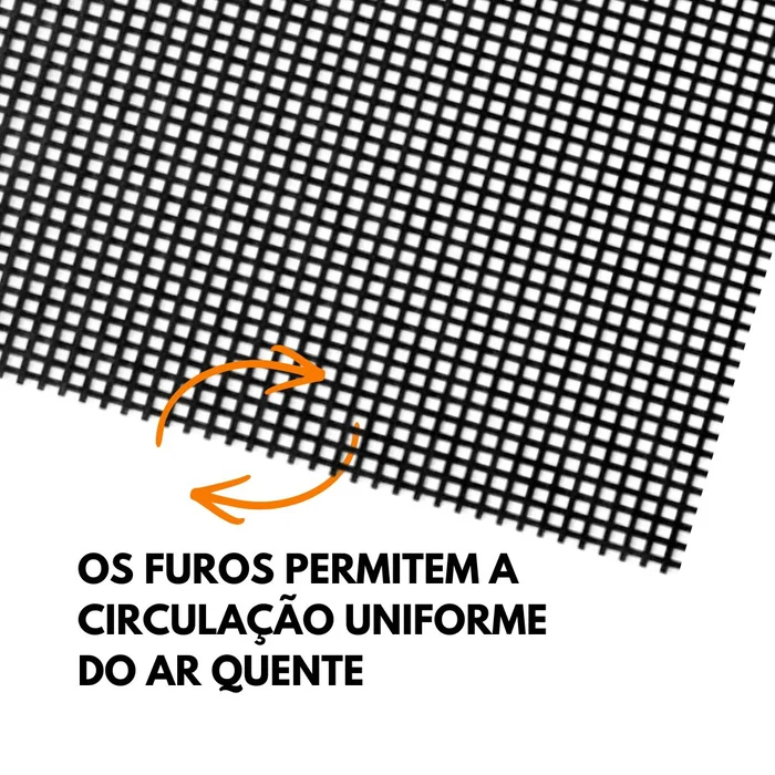 Manta Antiaderente Perfurada para Confeitaria e Churrasco (33 x 40cm) - Doupan (3)