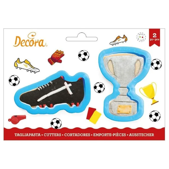 Kit Cortadores Chuteira e Troféu (2pcs) - Decora (4)