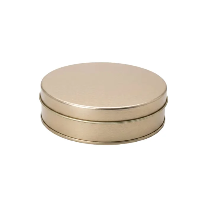 Lata para Assar Cookies Redonda Dourada (15cm) (1)