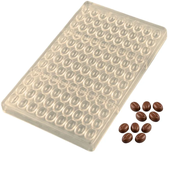 Forma de Chocolate em Policarbonato Grão de Café (1g) - Brunner(1)