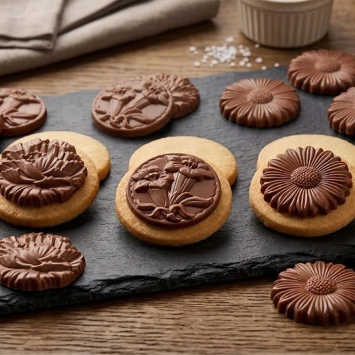 Forma de Chocolate em Policarbonato Flores (10g) - Brunner(2)