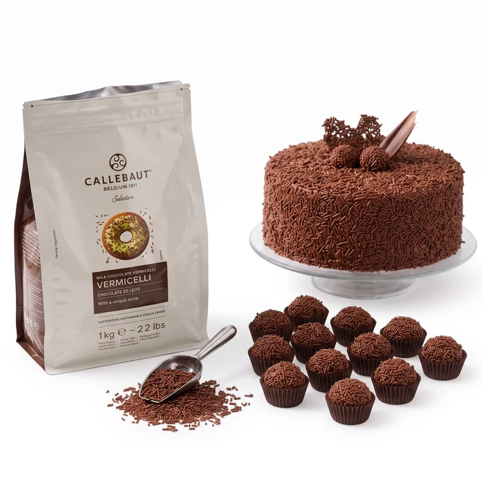 Uso de Granulado de Chocolate ao Leite 1kg - Callebaut