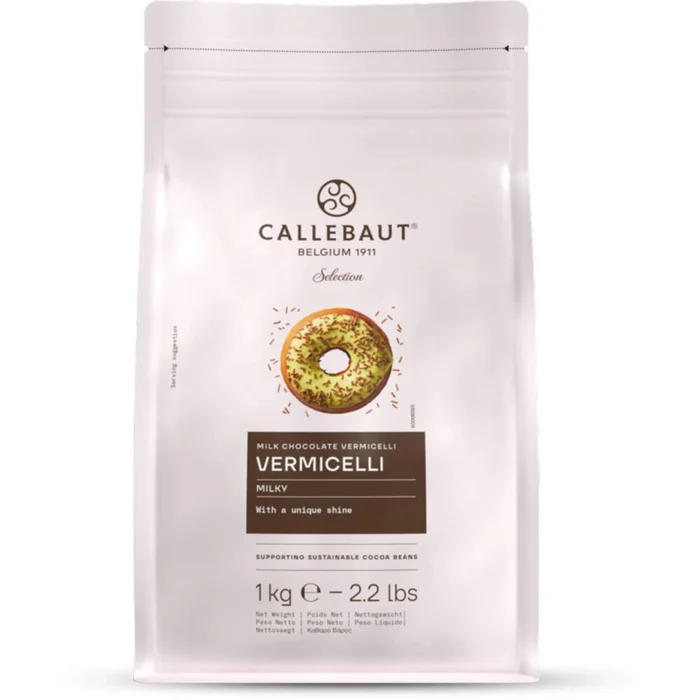 Embalagem Granulado de Chocolate ao Leite 1kg - Callebaut