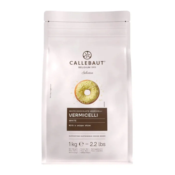 Embalagem Granulado de Chocolate Branco 1kg - Callebaut