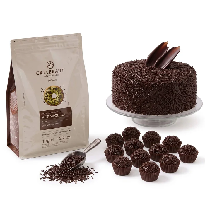 Uso de Granulado de Chocolate Amargo 1kg - Callebaut