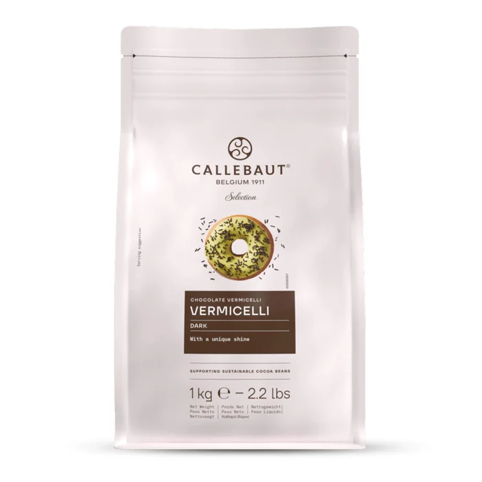 Embalagem Granulado de Chocolate Amargo 1kg - Callebaut