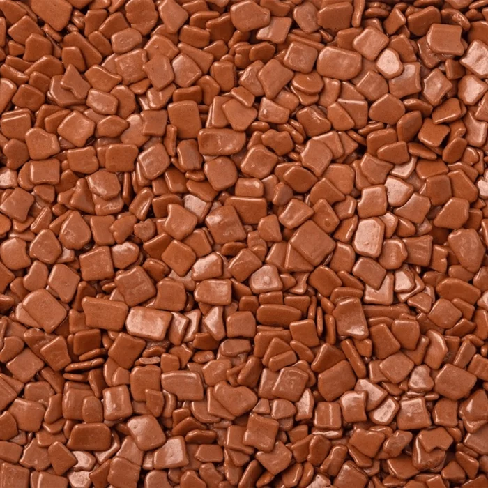 Detalhe Flakes Granulado Quadrado Grande Chocolate ao Leite 1kg - Callebaut