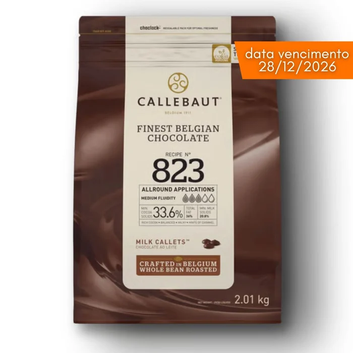 Chocolate ao Leite 823 (33,6%) 2,01kg - Callebaut