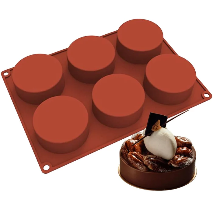 Forma de Mono Porção e Entremet em Silicone Redonda Supreme (170ml) - Brothers (1)