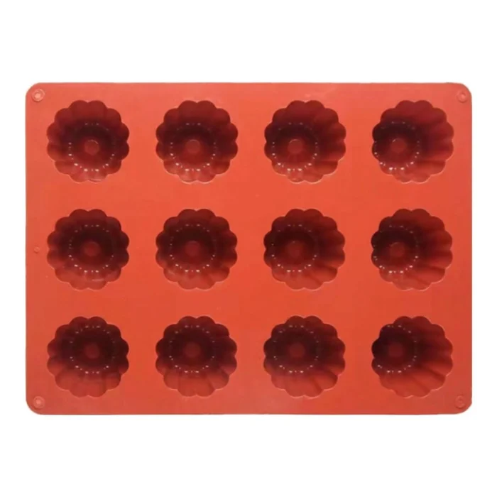 Forma de Mono Porção e Entremet em Silicone Cannele (90ml) - Brothers (5)