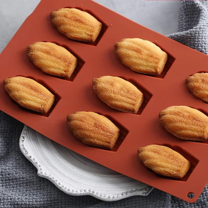 Forma de Mono Porção e Entremet em Silicone Madeleine (25ml) - Brothers (3)
