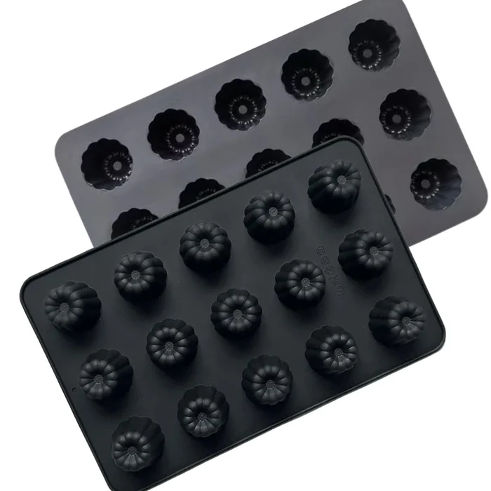 Forma de Mono Porção e Entremet em Silicone Cannele Mini (20ml) - Brothers (4)