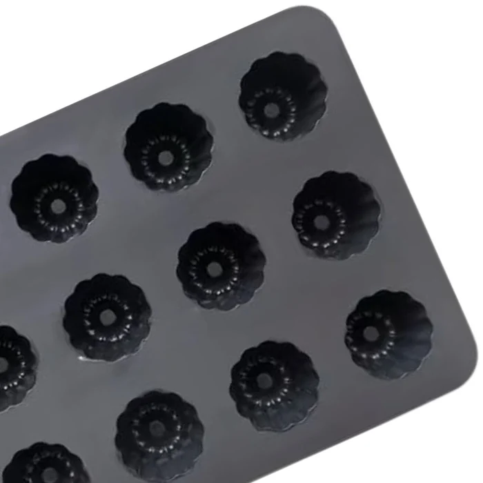 Forma de Mono Porção e Entremet em Silicone Cannele Mini (20ml) - Brothers (5)