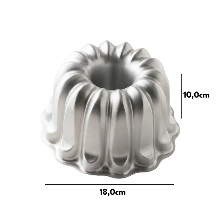 Forma Suíça Bundt de Bolo Lótus (18cm) - Caparroz (2)