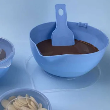 Derretedeira Prática para Chocolate Azul Candy Color Grande - BWB (6)