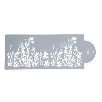 Stencil Floral Campestre (39 x 15cm) - Allonsy_02