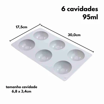 Forma de Silicone Redonda (95ml) - Allonsy (3)