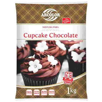 Mistura para Cupcake Chocolate (1Kg) - Arcolor