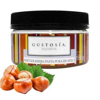 Pasta Saborizante Nocciolissima Pasta Pura de Avelã (180g) - Gustosía Premium