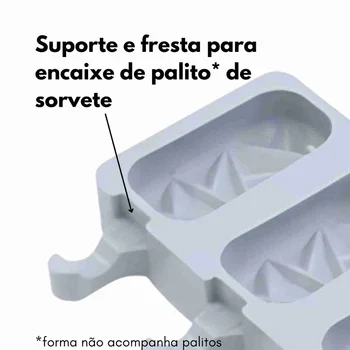 Forma de Silicone Picolé Cakesicle Lapidado (90ml) - Allonsy (4)