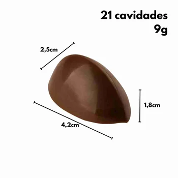 Forma de Chocolate em Poliestireno Requinte (9g) - Allonsy (5)