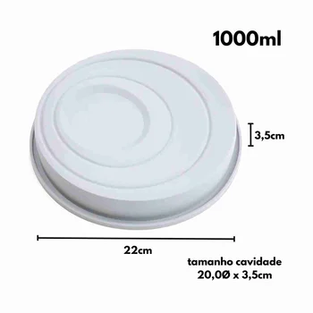 Forma de Bolo em Silicone Órbita (1000ml) - Allonsy (3)